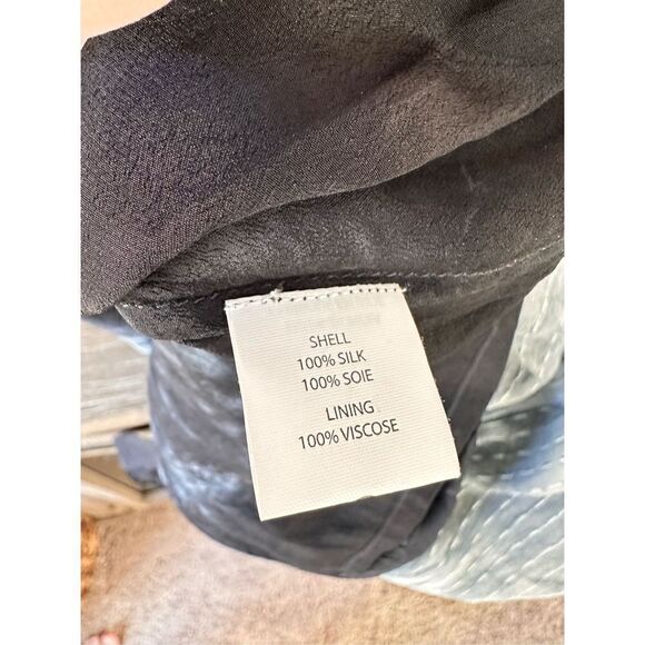 D67 Try B 212 Button Down Tie Dye Silk Dress Women’s Size Small - Picture 7 of 8